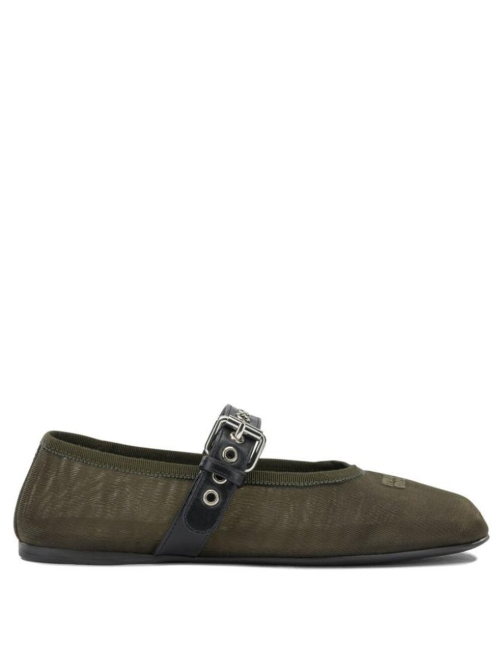 Miu Miu Mary Jane Mesh Ballet Flats DEFAULT 37 Women